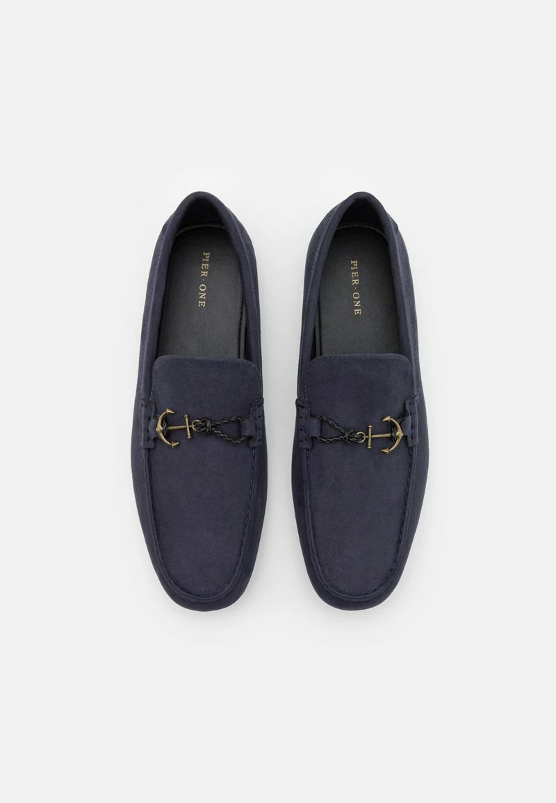 Pier One Hombre Mocasines - Dark Blue - Imagen 4