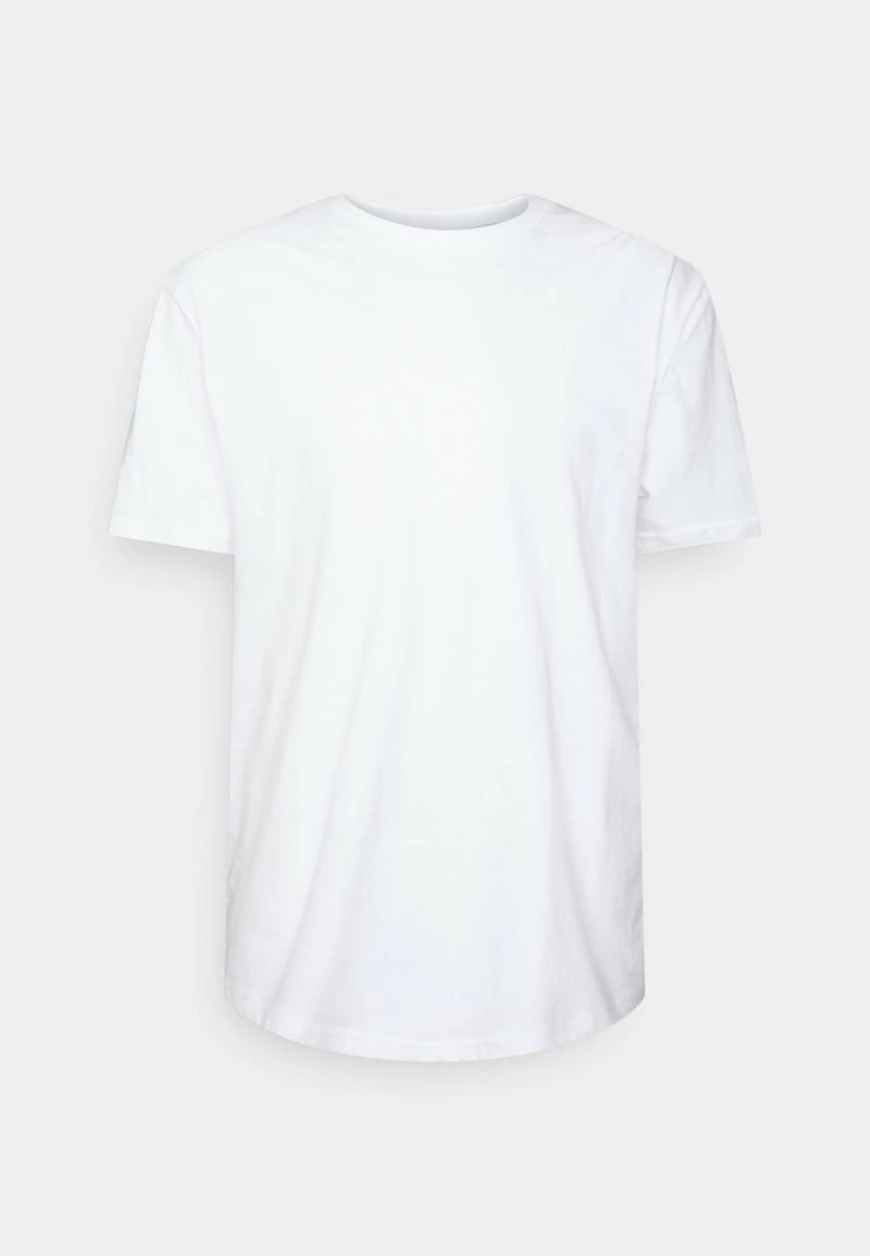 Pier One Hombre 7 PACK - Camiseta Básica - Mottled Dark Grey/white/black - Imagen 4