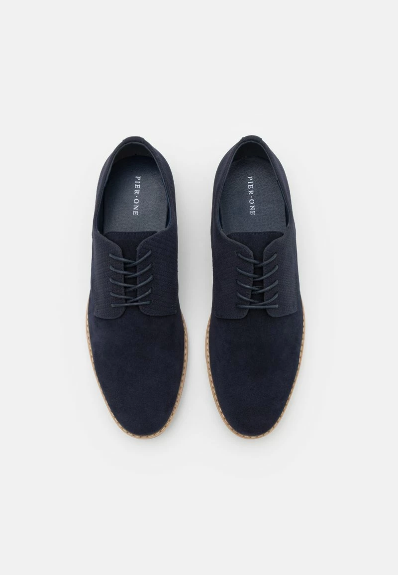 Pier One Hombre Zapatos De Vestir - Dark Blue - Imagen 4