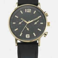 Pier One UNISEX - Reloj - Black/gold-coloured, Unisexo