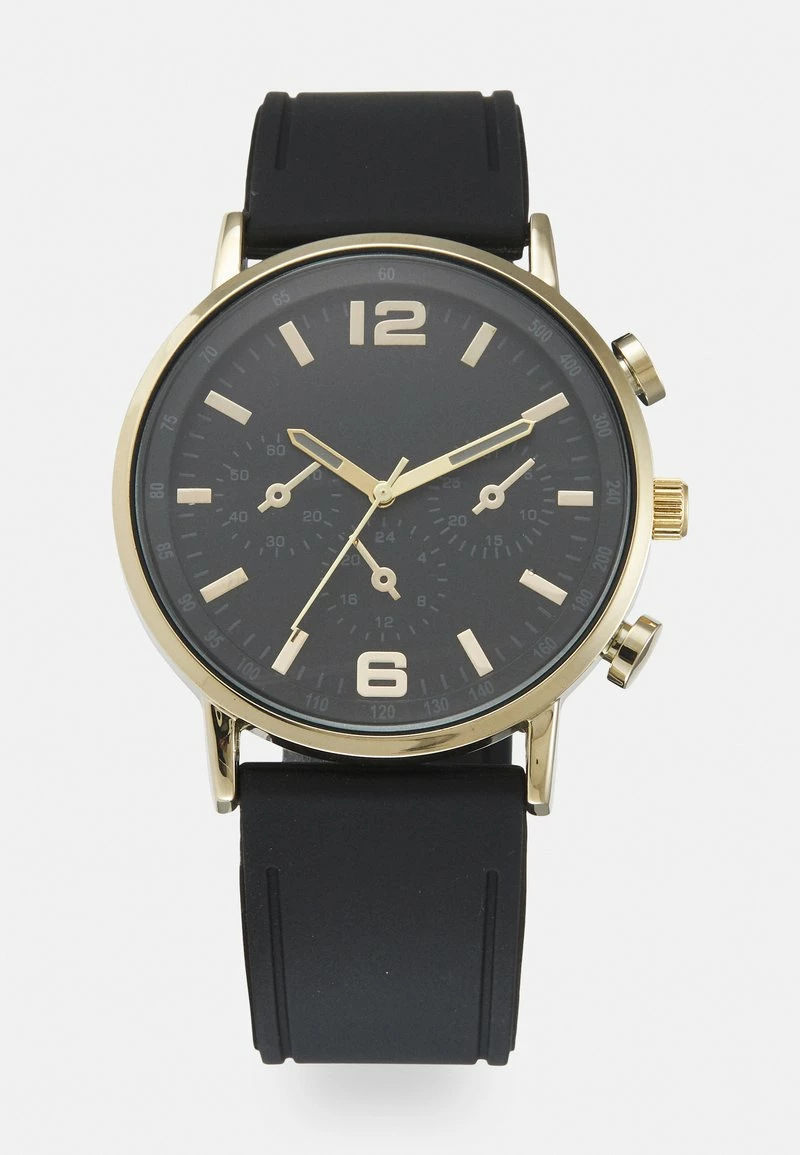 Pier One UNISEX - Reloj - Black/gold-coloured, Unisexo