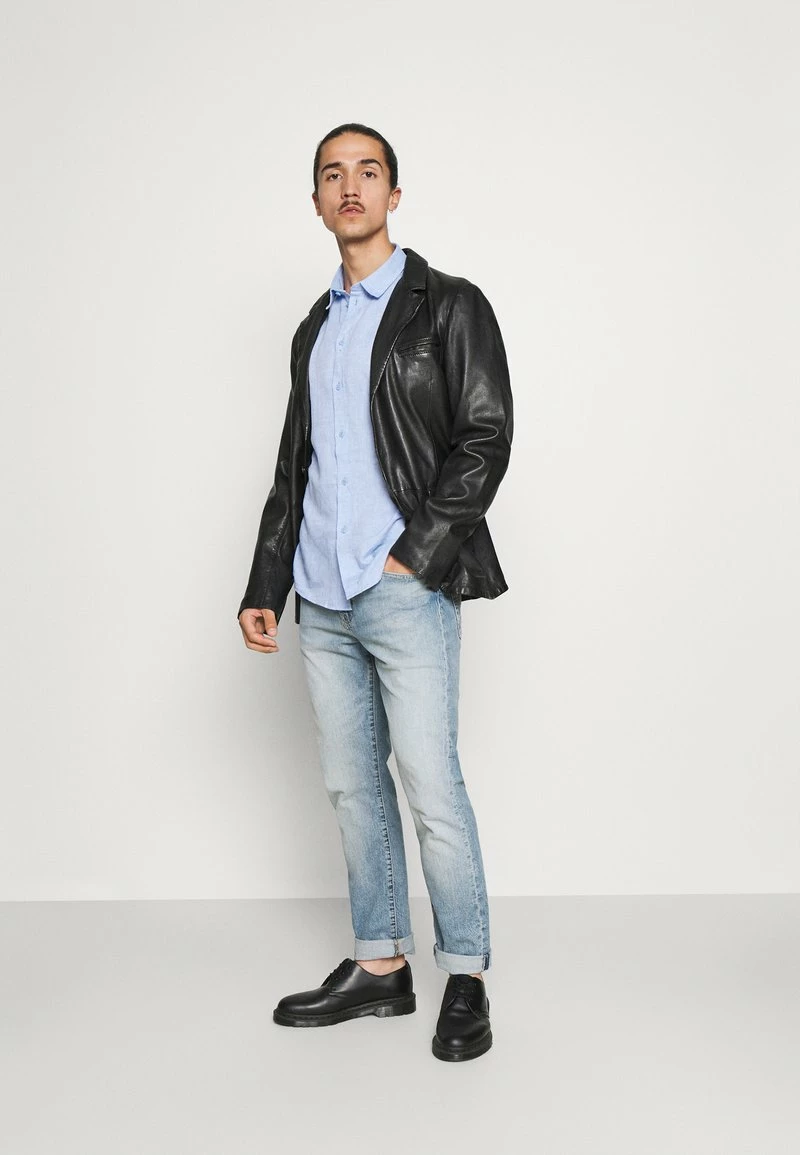 Pier One Hombre Camisa - Mottled Blue - Imagen 2