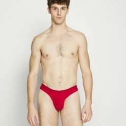 Pier One 3 PACK - Braguitas - Dark Grey/brown/red, Hombre