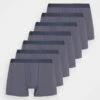 Pier One Hombre 7 PACK - Culotte - Dark Grey