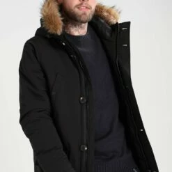Pier One Hombre Parka - Black