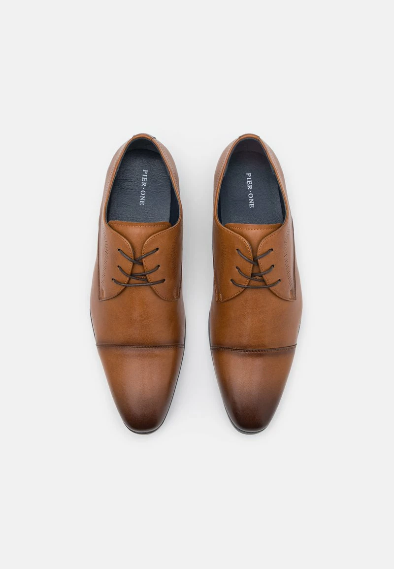 Pier One Hombre Zapatos De Vestir - Dark Brown - Imagen 4