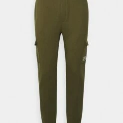 Pier One Hombre CARGO JOGGER - Pantalones Deportivos - Olive