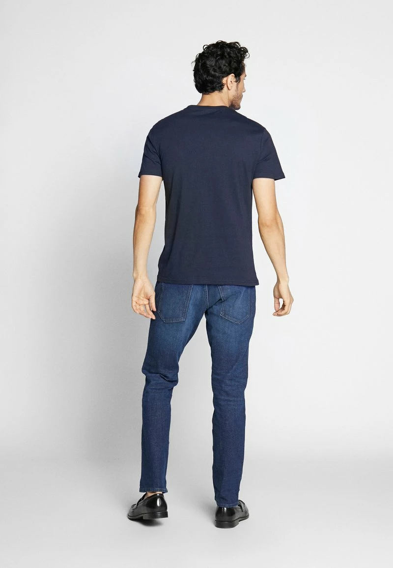 Pier One Hombre 4 PACK - Camiseta Básica - Black/white/blue - Imagen 3