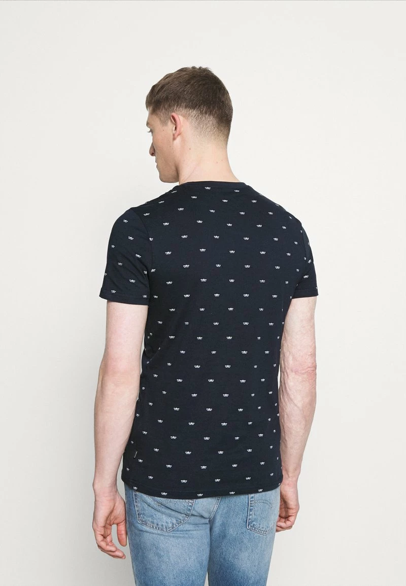 Pier One Hombre Camiseta Estampada - Dark Blue - Imagen 3