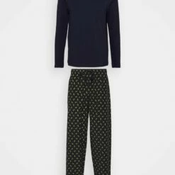 Pier One Hombre Pijama - Dark Blue/yellow