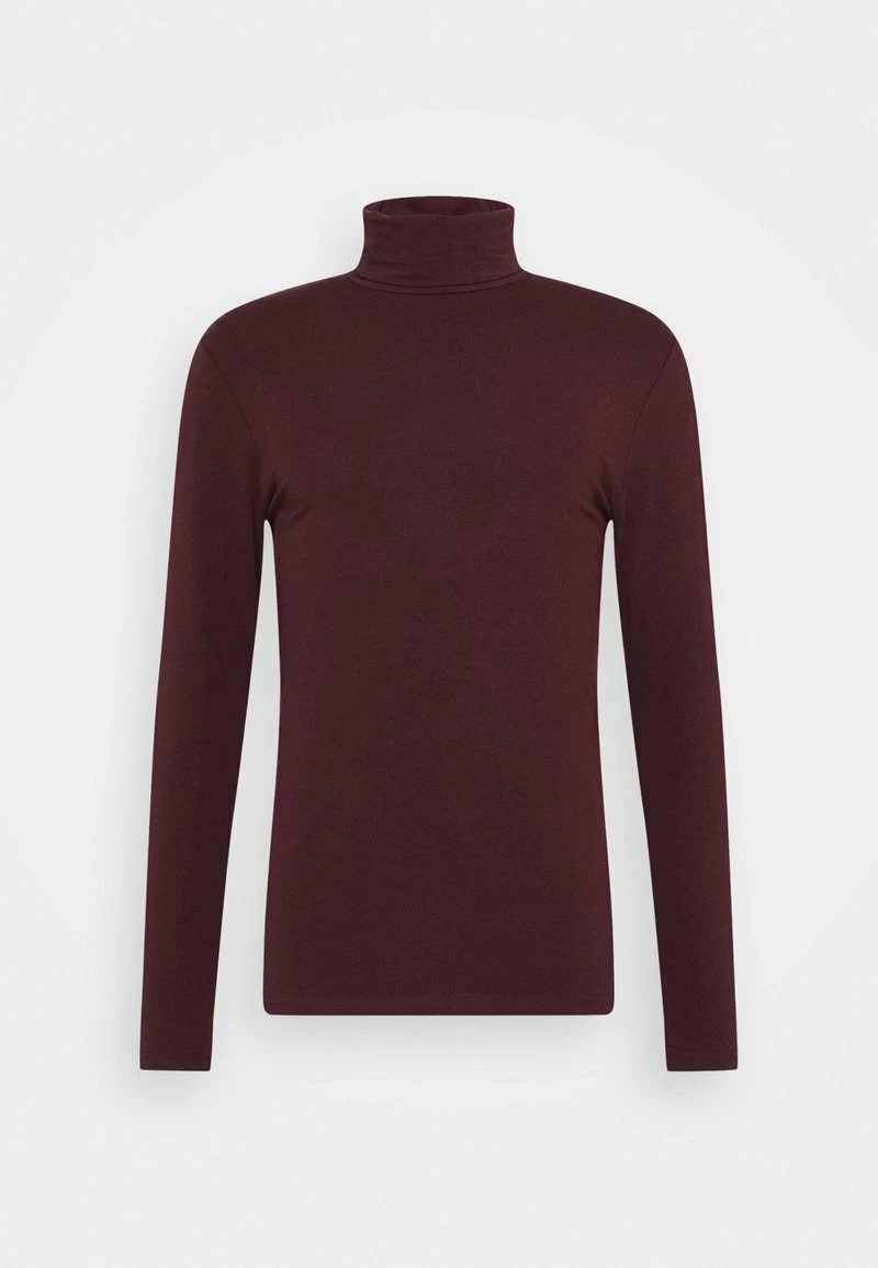 Pier One Hombre Camiseta De Manga Larga - Bordeaux - Imagen 5