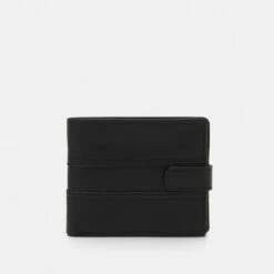 Pier One Hombre LEATHER - Monedero - Black