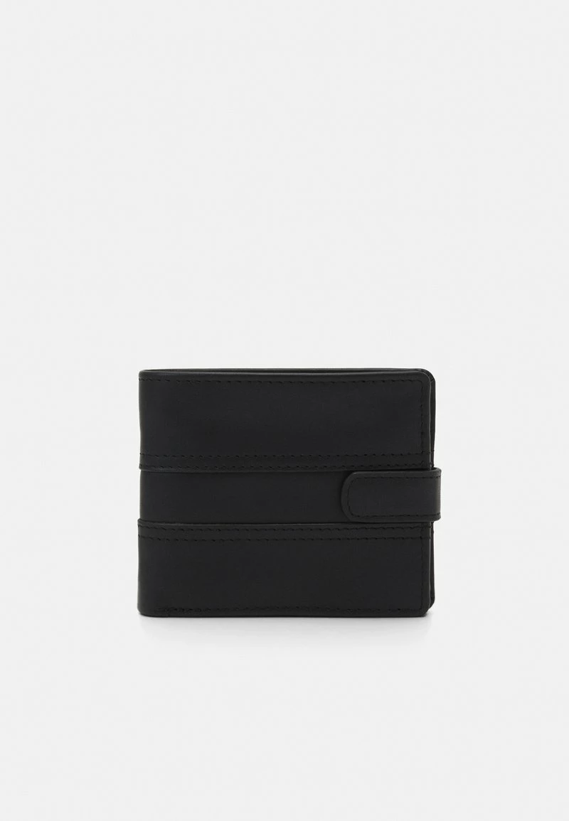 Pier One Hombre LEATHER - Monedero - Black