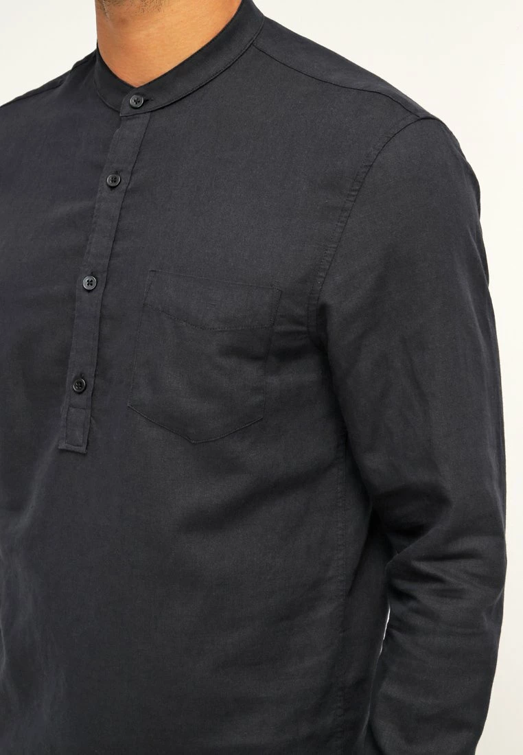 Pier One Camisa - Black, Hombre - Imagen 5
