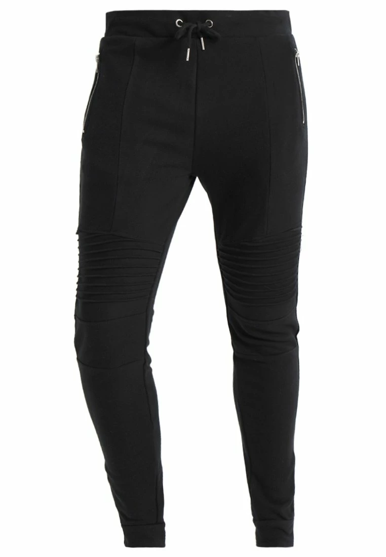 Pier One Hombre BIKER JOGGER - Pantalones Deportivos - Black - Imagen 5
