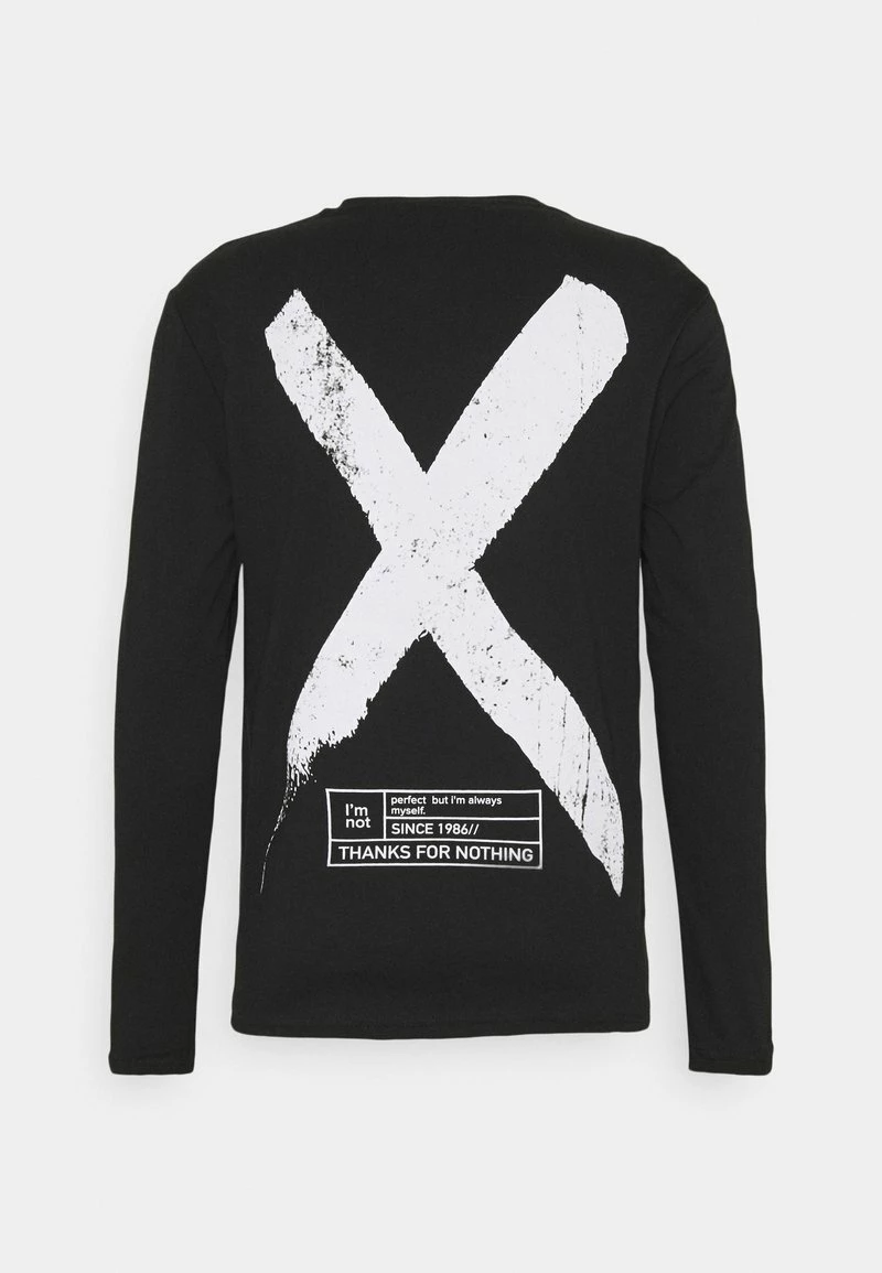 Pier One Hombre Camiseta De Manga Larga - Black - Imagen 7