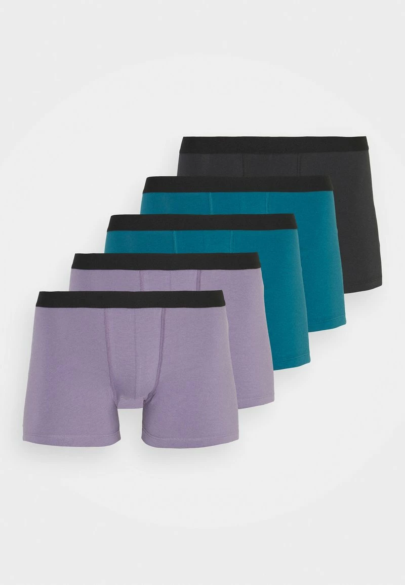 Pier One Hombre 5 PACK - Culotte - Black/purple/teal - Imagen 6