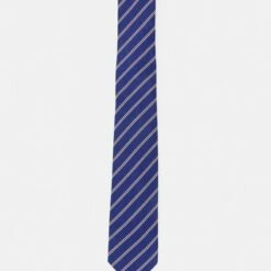 Pier One Hombre Corbata - Dark Blue/bordeaux/white