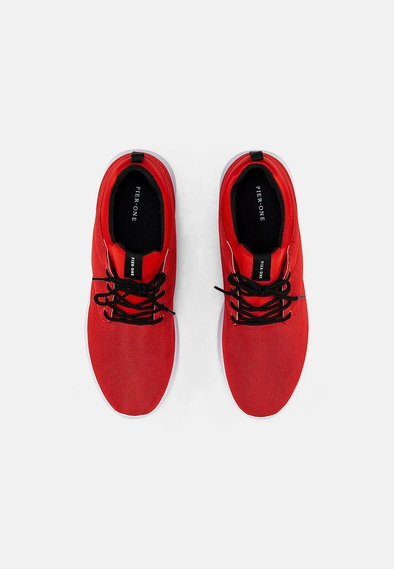 Pier One Hombre Zapatillas - Red White - Imagen 4