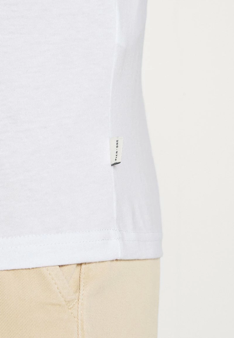 Pier One Hombre Camiseta Estampada - Blue/red - Imagen 4