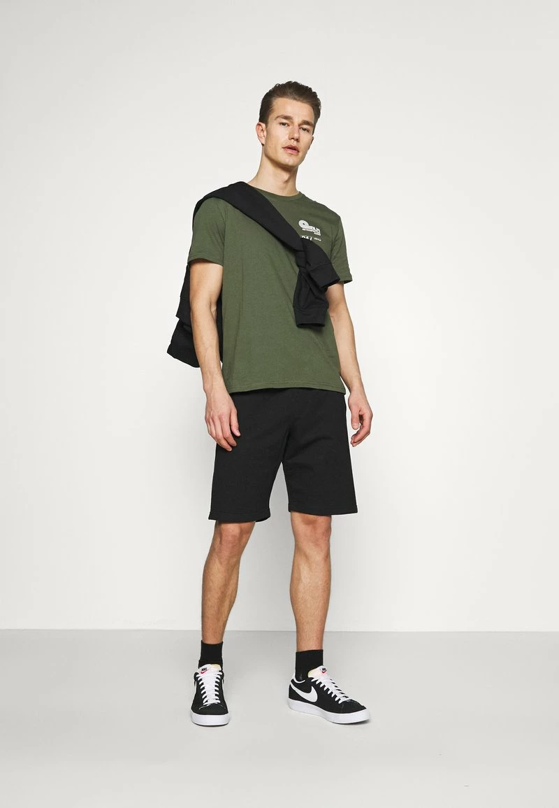 Pier One Hombre Camiseta Estampada - Green - Imagen 2