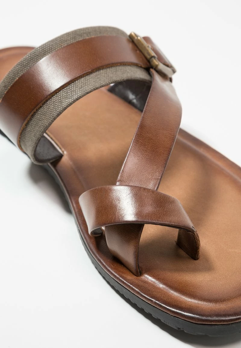 Pier One Hombre Sandalias De Dedo - Cognac - Imagen 6