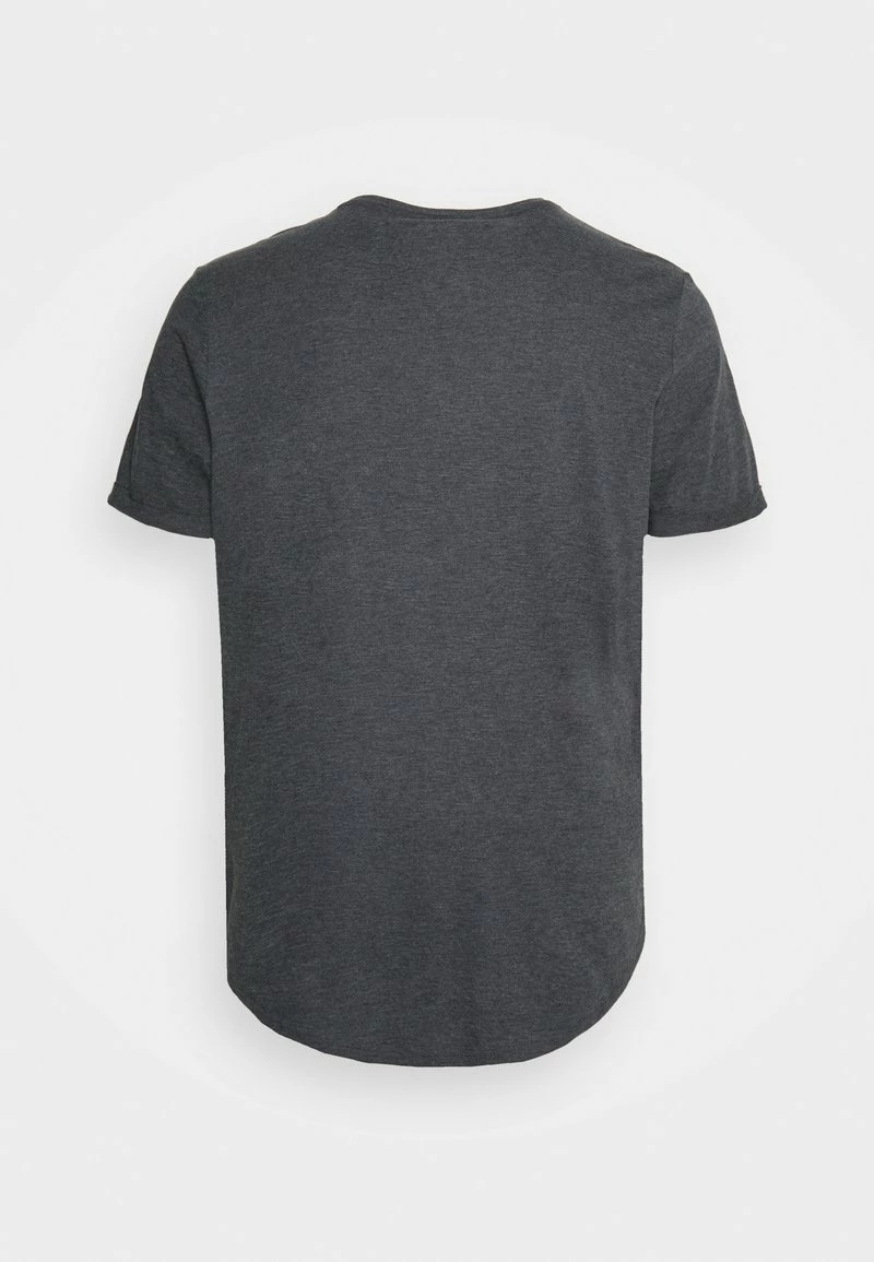 Pier One Hombre Camiseta Básica - Dark Grey - Imagen 2