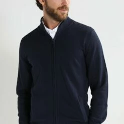Pier One Hombre Chaqueta De Punto - Dark Blue