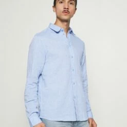Pier One Hombre Camisa - Mottled Blue