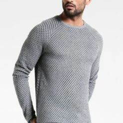 Pier One Hombre Jersey De Punto - Mottled Grey/anthracite