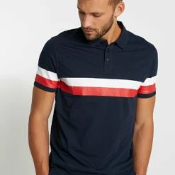 Pier One Polo - Dark Blue, Hombre