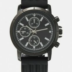 Pier One Unisexo UNISEX - Reloj - Black/silver