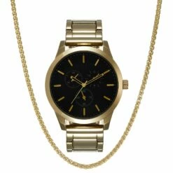 Pier One Hombre SET - Reloj - Gold-coloured