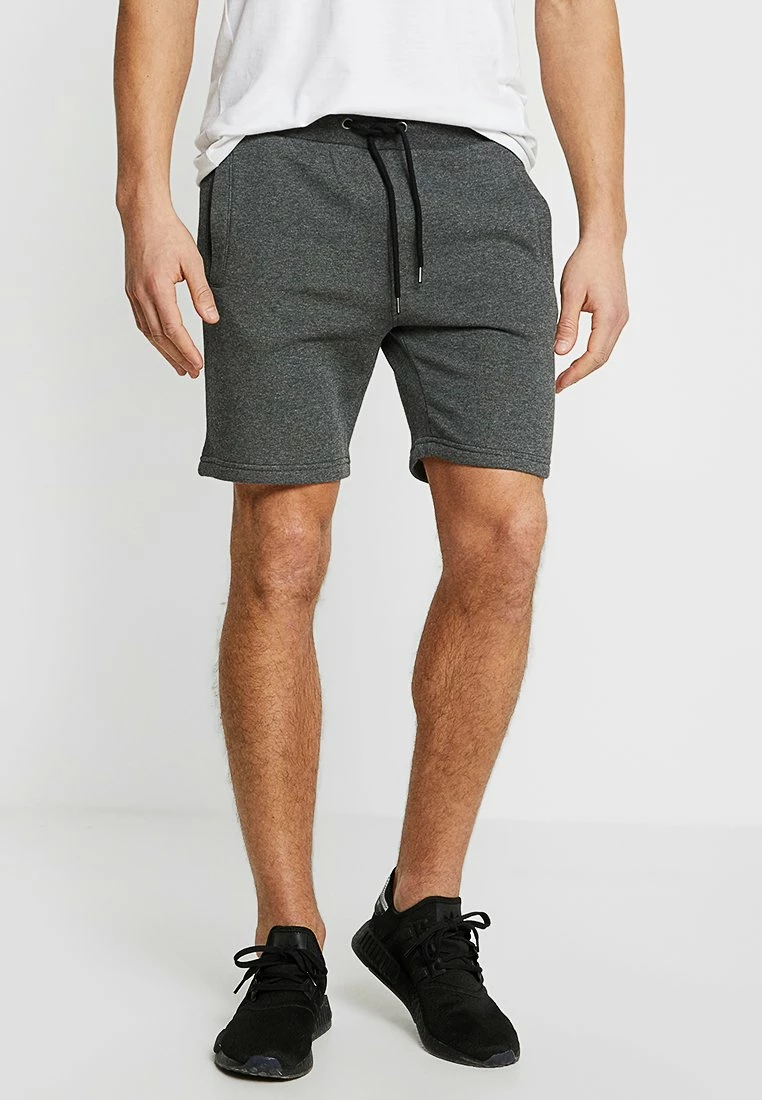 Pier One Hombre Pantalones Deportivos - Mottled Dark Grey