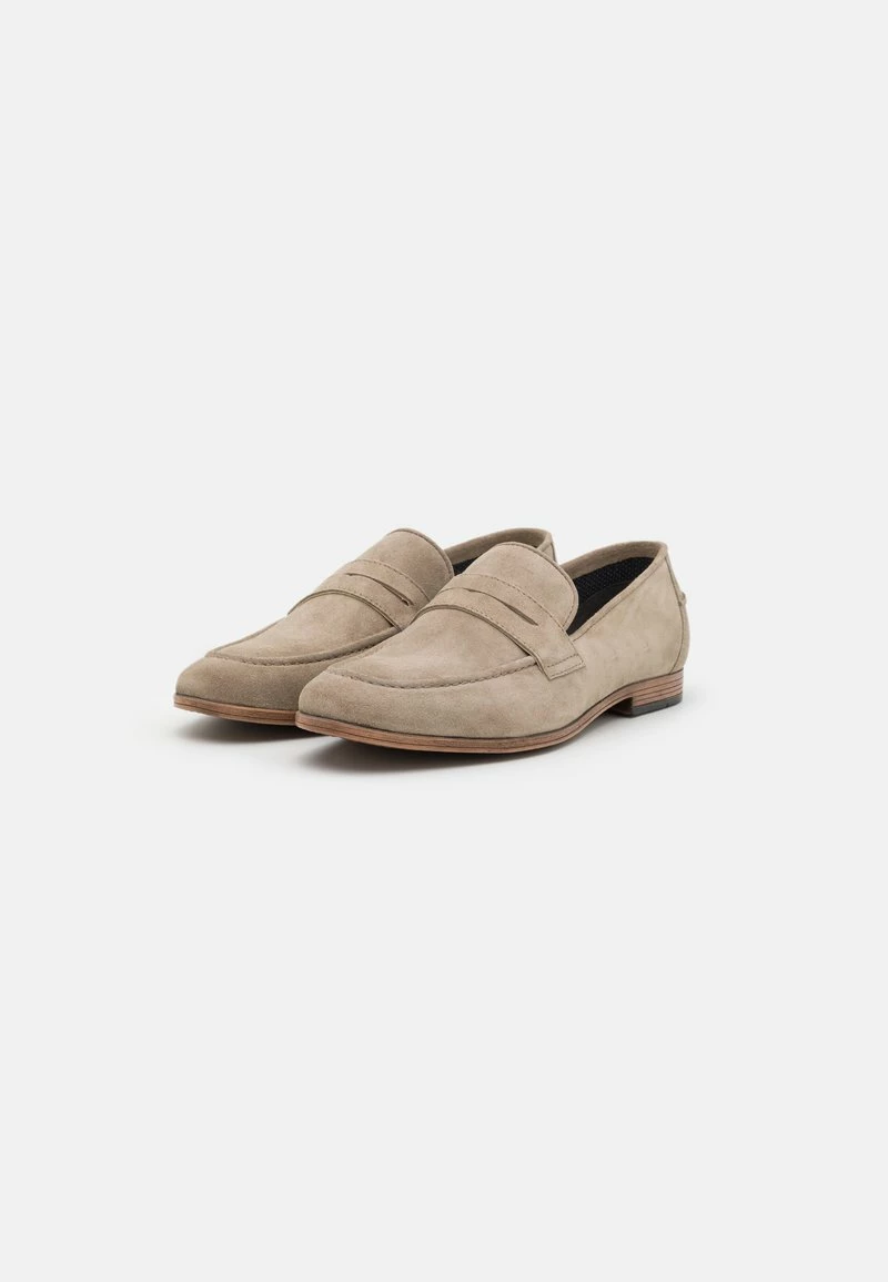 Pier One Hombre LEATHER - Mocasines - Beige - Imagen 2