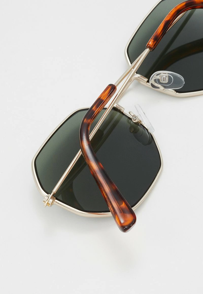 Pier One Unisexo UNISEX - Gafas De Sol - Gold-coloured/green - Imagen 2