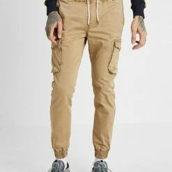 Pier One Hombre Pantalones Cargo - Tan
