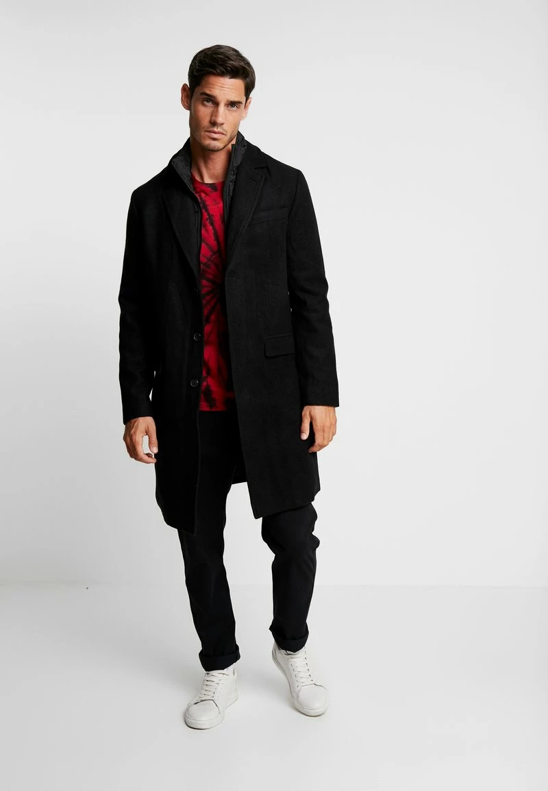 Pier One Abrigo Clásico - Black, Hombre - Imagen 2