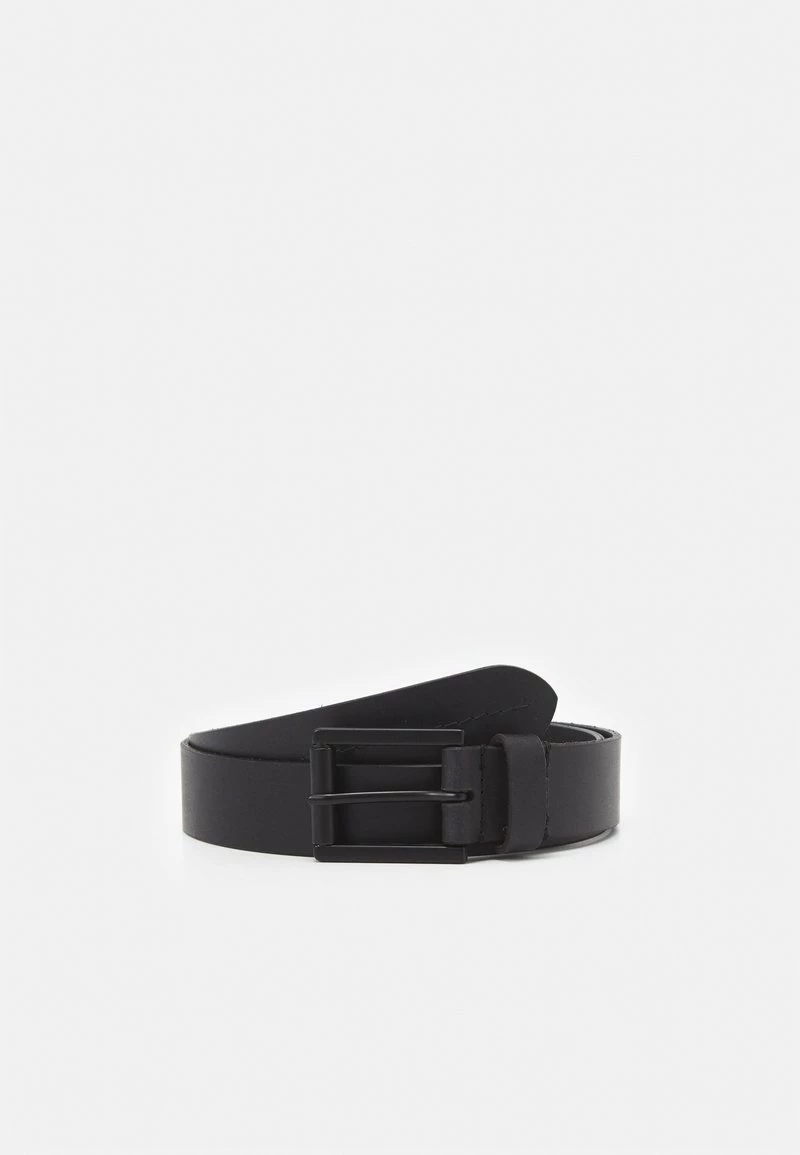 Pier One Hombre LEATHER - Cinturón - Black