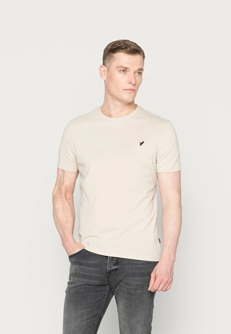 Pier One Hombre WITH BIRD STRAIGHT 5 PACK - Camiseta Básica - White/green/bordeaux/black/beige - Imagen 2