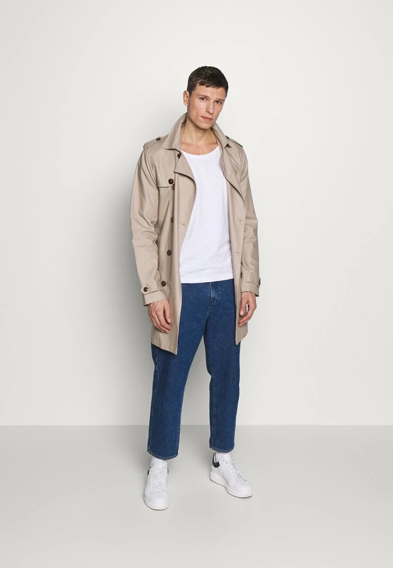 Pier One Hombre Camiseta Básica - Bright White - Imagen 2