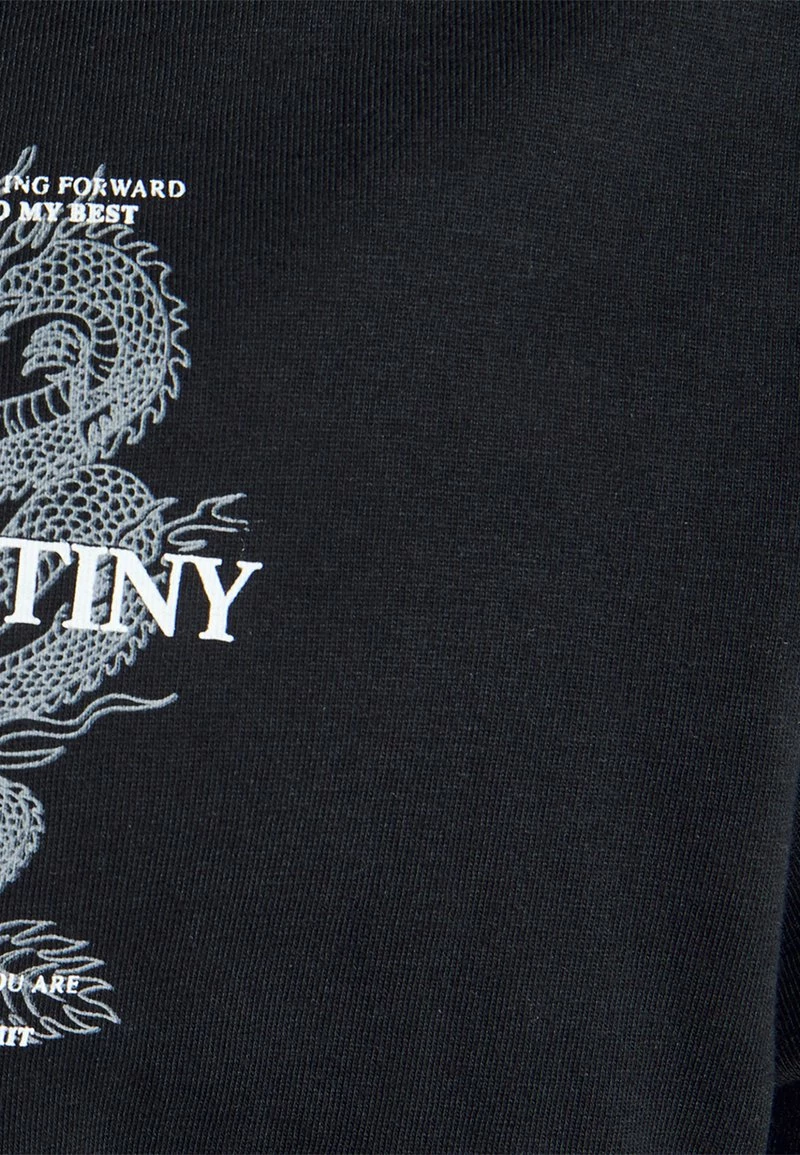 Pier One Hombre Camiseta Estampada - Black - Imagen 3