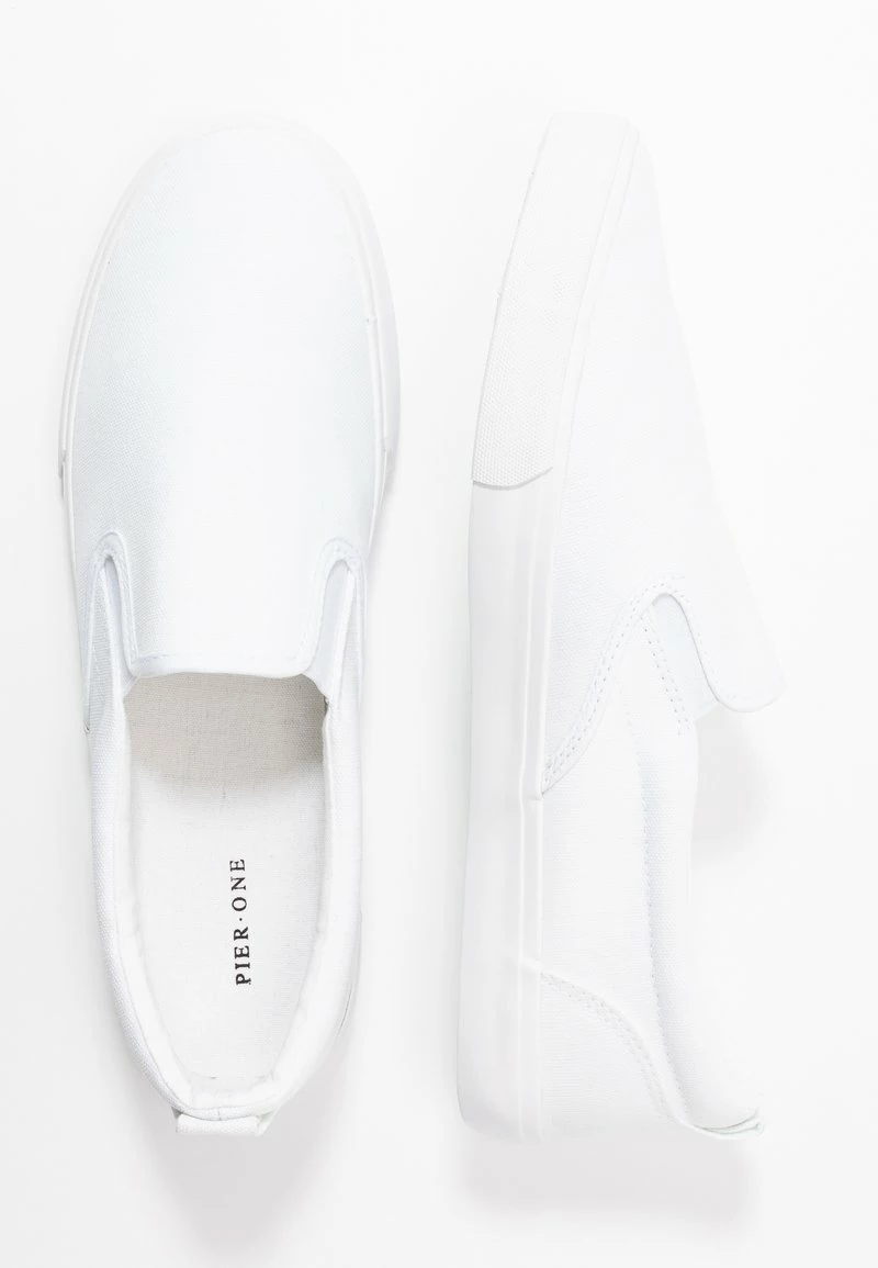 Pier One UNISEX - Mocasines - White, Unisexo - Imagen 2