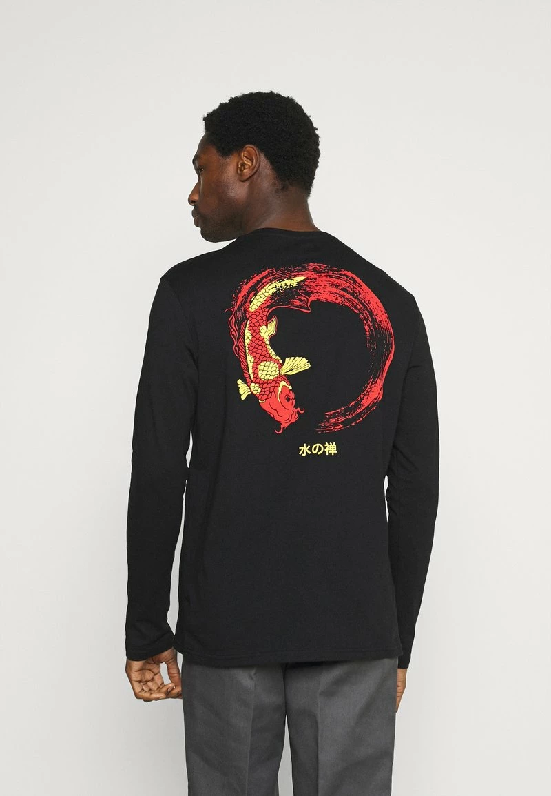 Pier One Hombre Camiseta De Manga Larga - Black - Imagen 3