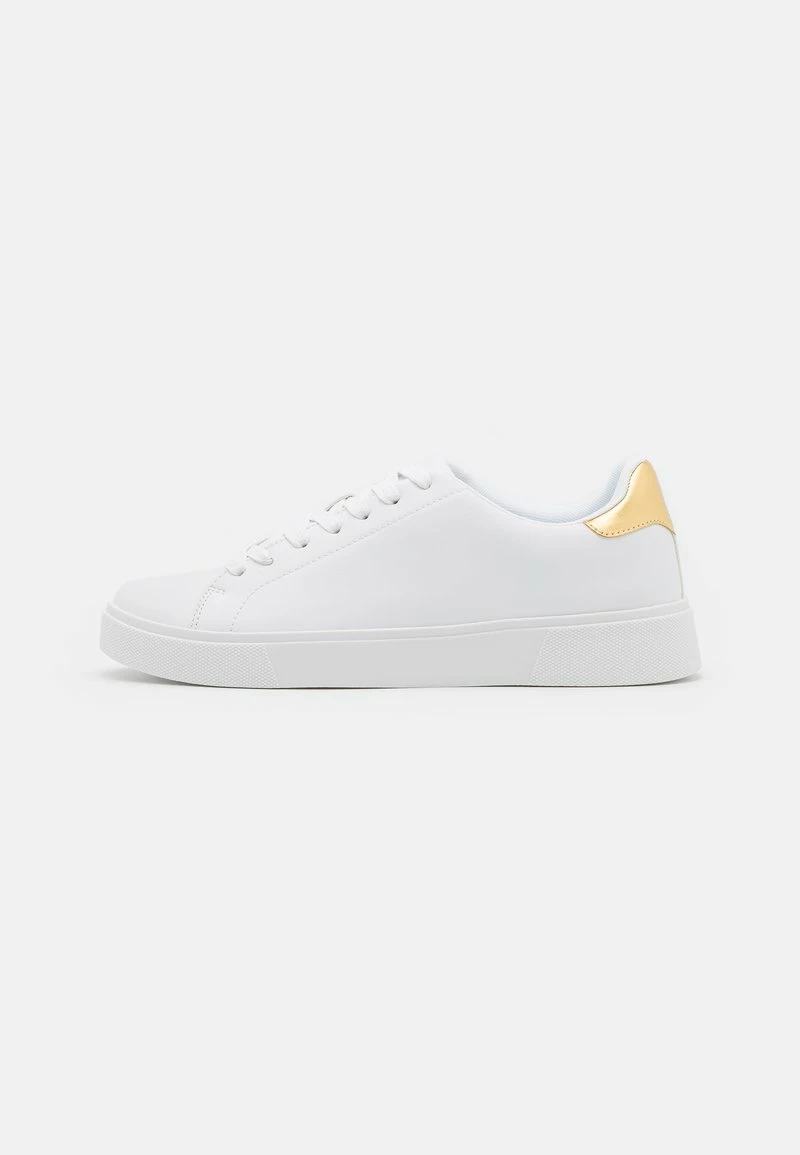 Pier One Unisexo UNISEX - Zapatillas - White/gold