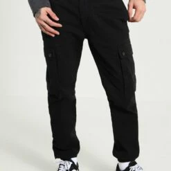 Pier One Pantalones Cargo - Black, Hombre