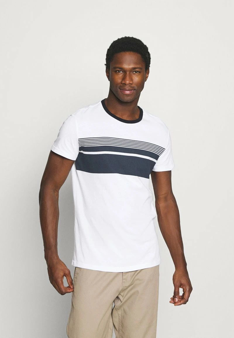 Pier One Hombre Camiseta Estampada - White