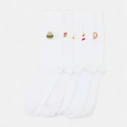 Pier One Hombre 5 PACK - Calcetines - White