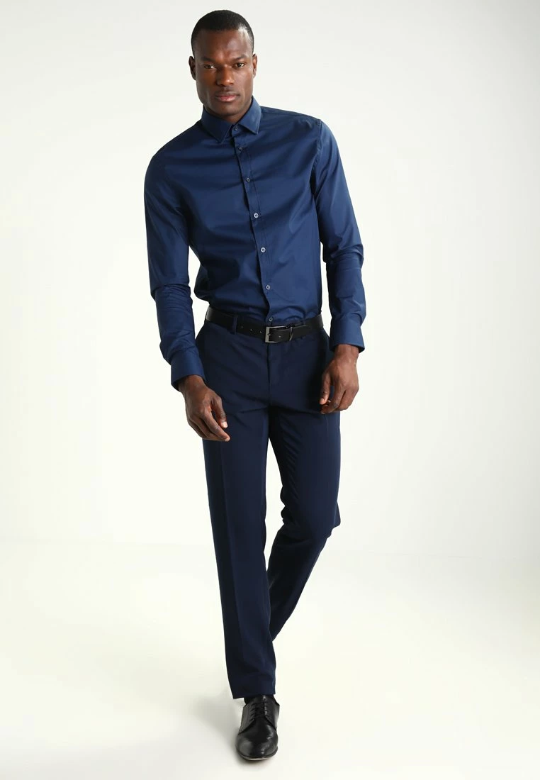 Pier One Hombre Camisa Elegante - Dark Blue - Imagen 2