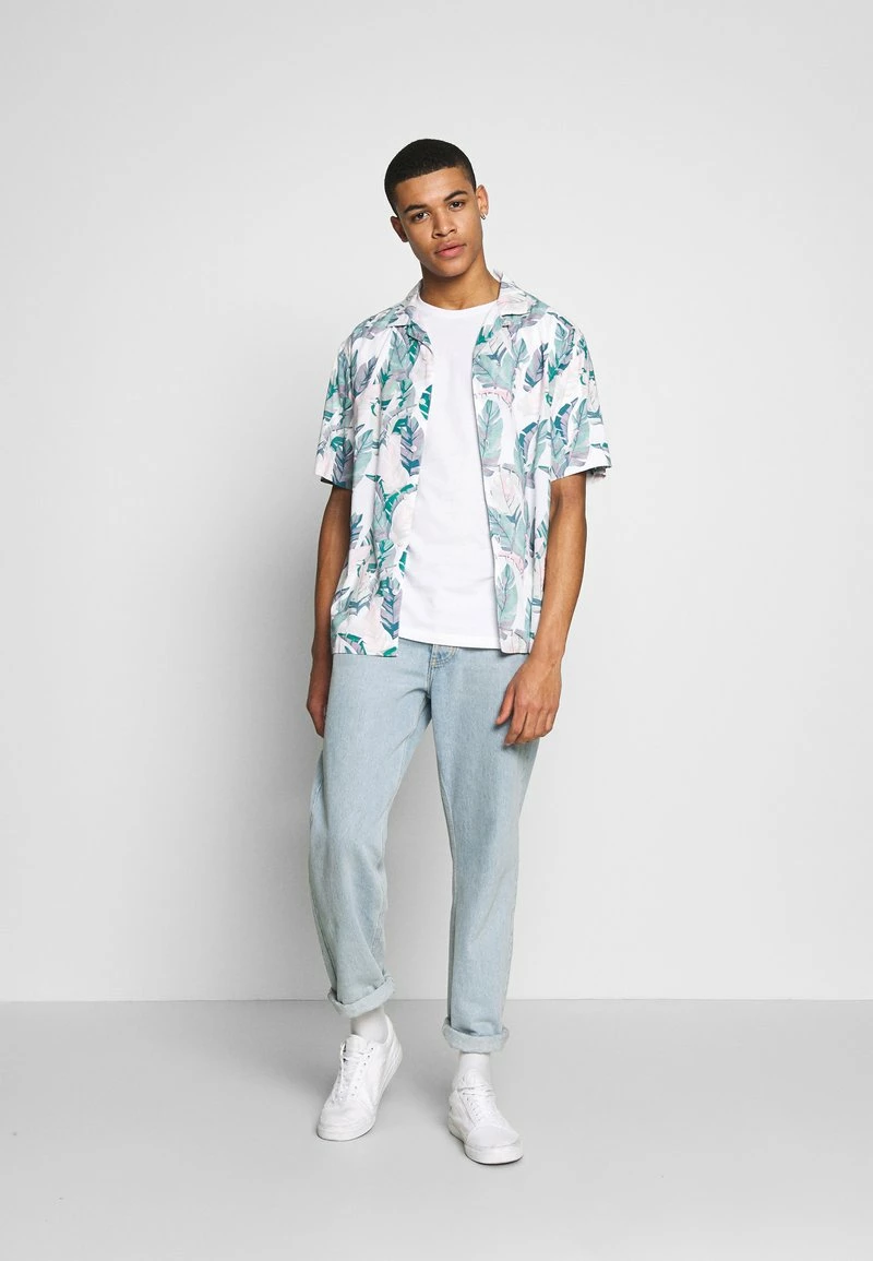 Pier One Hombre SUN MOON TEE - Camiseta Estampada - White - Imagen 2